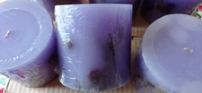2 Large Lavender Candles 100
