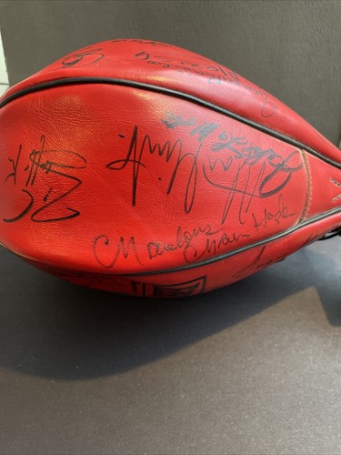 Boxing speed bag autographed - bag,