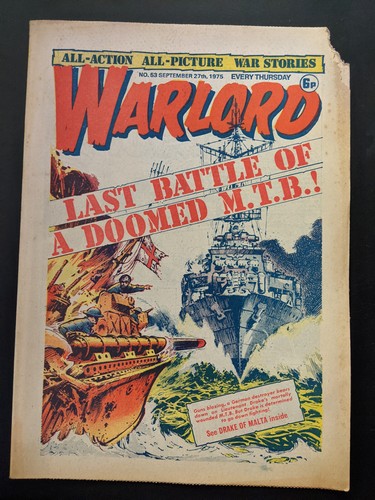 Warlord comic september - 53,,
