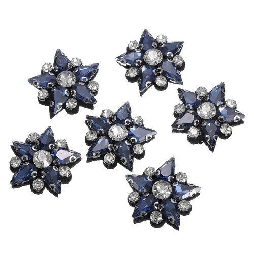 Handmade star beaded patches - handmade,