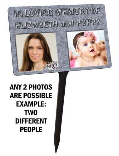 Personalised memorial plaque - memorial, &