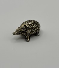 Tiny Brass Hedgehog Ornament