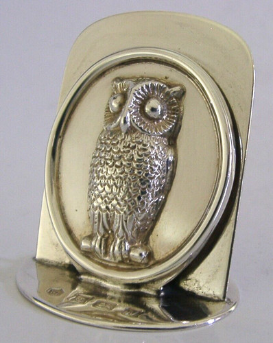 Heavy 42g sterling silver owl - 42g,