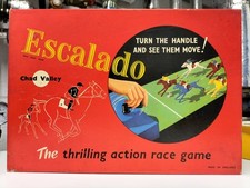 CHAD VALLEY ESCALADO RACING Action GAME G11 Vintage Metal Horses RARE