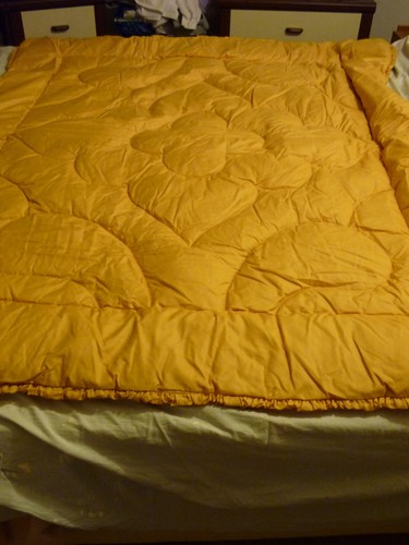 Vintage feather eiderdown - vintage,
