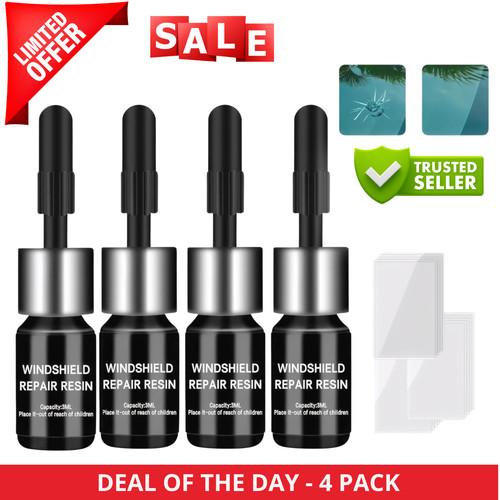 Windshield repair kit - 4x,