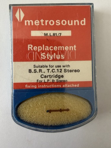 Metrosound stylus for garrard - stylus,