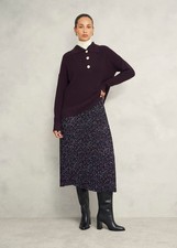 Hobbs Teia Pleated Skirt Size