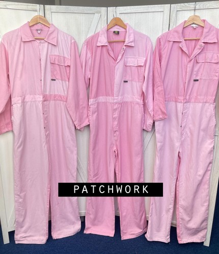 Pink boilersuit coveralls - pink,