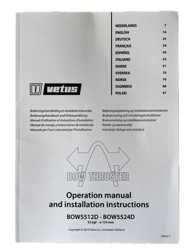 Vetus bow thruster owners - , /