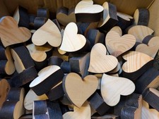 Wooden Heart Blanks 20mm x