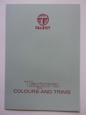 TALBOT TAGORA orig 1981 UK Mkt