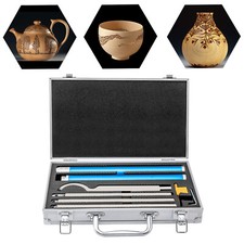 Carbide Wood Turning Tools set Wood Lathe Tool Rougher Turning Chisels +Suitcase