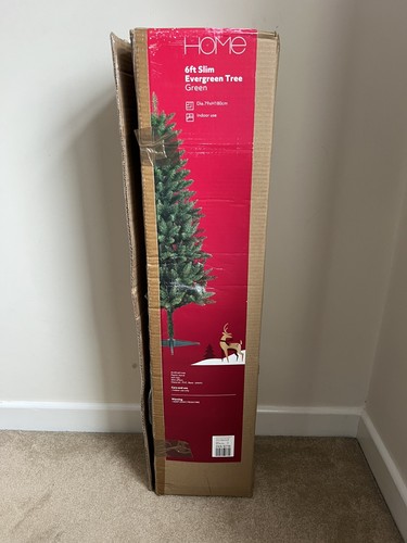Argos home 6ft evergreen - evergreen, slim