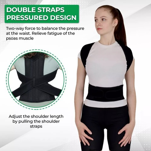 Neoprene posture corrector - neoprene,