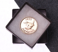 1955 70th Birthday Polished Farthing Coin