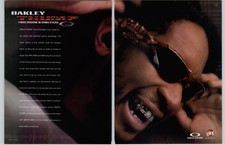 2004 Vintage Print Ad Oakley