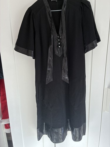 Jaeger wool silk metallic trim