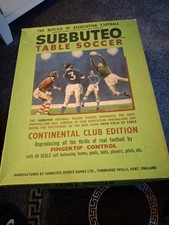Subbuteo Table Soccer Continental Club Edition BOX ONLY