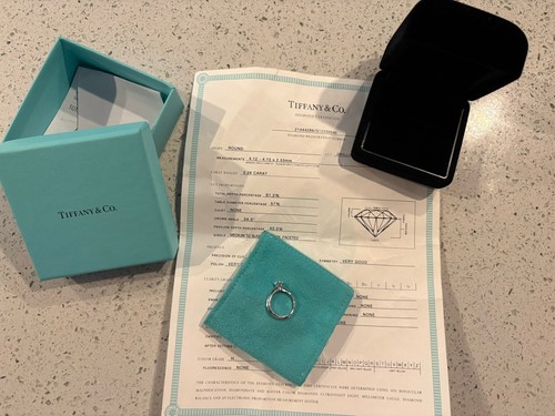 Tiffany platinum diamond - &,