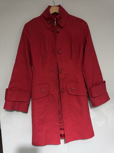 Karen millen red trench coat - karen,