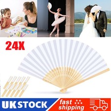 24x White Paper Fan Folding