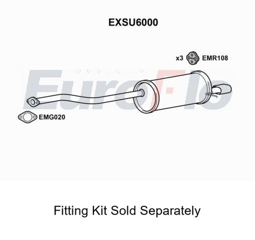Rear muffler silencer insert - silencer,