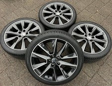 4 GENUINE 17" ALLOY SUMMER WHEELS SKODA RAPID FABIA 5JJ601025 215/40R17 87Y FREIHAU