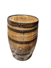 OLD REFURBISHED OILED RUSTIC WHISKEY BARREL - HOME BAR - DECOR - FREE DELIVERY!