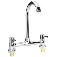 Dual Lever Chrome Kitchen Sink
