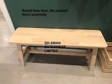 IKEA Table Bench Two Seater Home Kitchen Dining Room Furniture Solid Birch. New