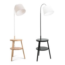 Wooden Floor Lamp Shelves