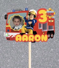 Fireman Sam  Photo Cake Topper