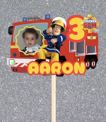 Fireman sam photo cake - sam,