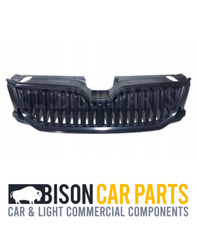 FRONT BUMPER CENTER RADIATOR GRILLE WITH BLACK TRIM FOR SKODA OCTAVIA 2013-2017