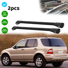 Mercedes M-Class W163 1997-2005 Roof Rack Cross Bars Black Luggage Rack Pair