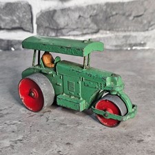 Vintage Dinky Toys 251 Aveling Barford Steam Roller 4" Die-Cast Toy Classic 1950