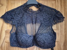 Janet Reger NWOT Black 34B