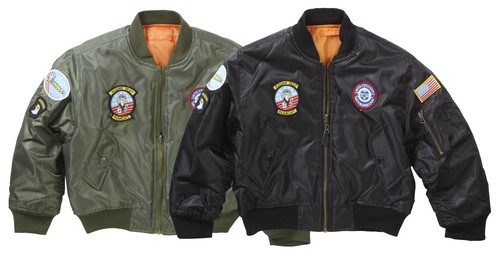Kids ma1 flight jacket - ma1, army