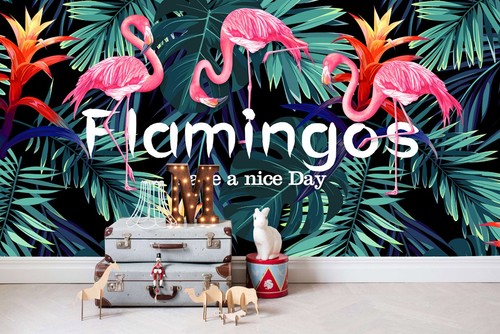 Tropical flamingo - tropical,