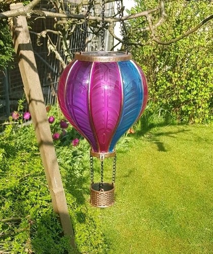 Solar hot air balloon flaming - solar,