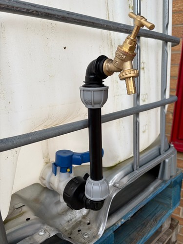 Goose swan neck ibc riser - goose/swan, tap