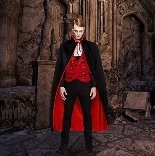 Halloween vampire cloak - halloween, red