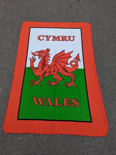 Fleece blanket wales flag - blanket,