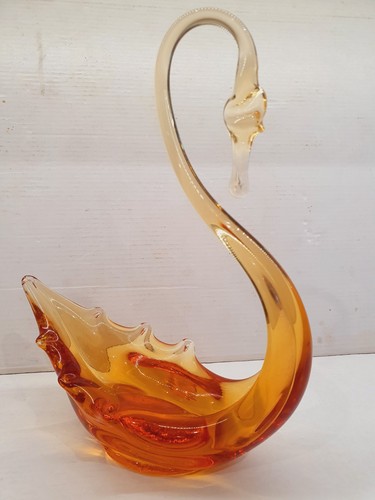 Whitefriars amber gold glass - amber,