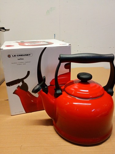 Creuset red black enamel - creuset,