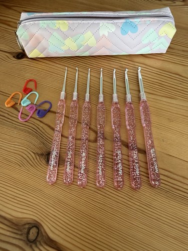 Crochet set and case - pc,