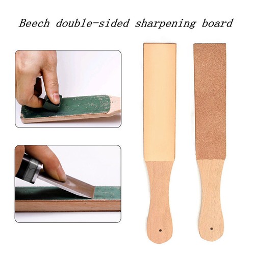 Double sided leather strop - double,