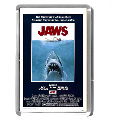Jaws fridge magnet 7x4 5cm - fridge,