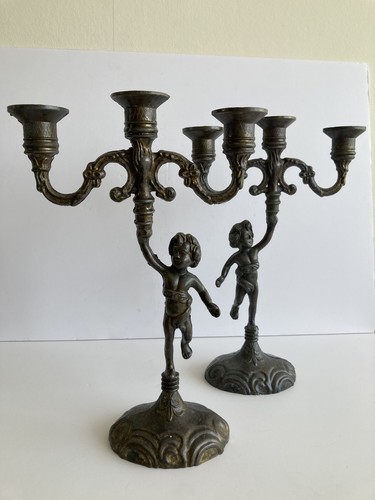 Pair vintage french chateau - pair, of